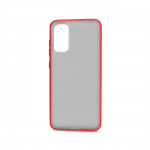 Wholesale Samsung Galaxy S20 Ultra (6.9in) Slim Matte Hybrid Bumper Case (Smoke Red)